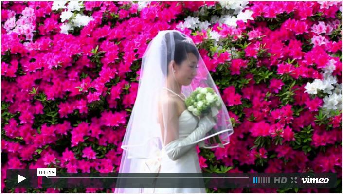 神戸、大阪、京都、結婚式ビデオ撮影